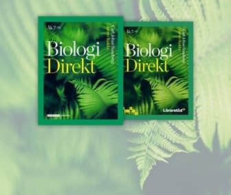 Två omslag till Biologi Direkt