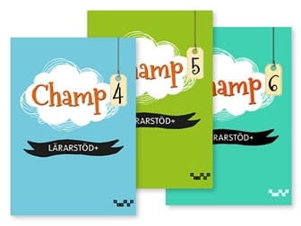 Omslag till Lärarstöd+ för Champ 4, 5 och 6