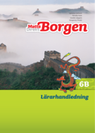 Matte Direkt Borgen Lärarhandledning 6B