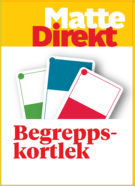 Matte Direkt 7 Begreppskortlek Gul (5-pack)