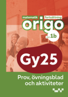 Matematik Origo forts nivå 1b Prov, övningsblad, akt. (pdf)