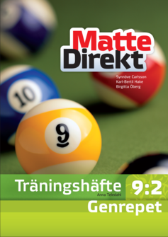 Matte Direkt Träningshäfte 9:2 Genrepet (5-pack)