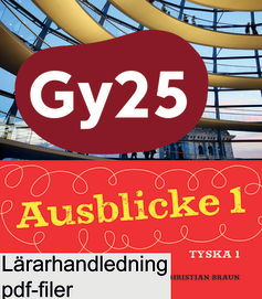 Ausblicke 1 Lärarhandledning inkl. ljudfiler (pdf + mp3)