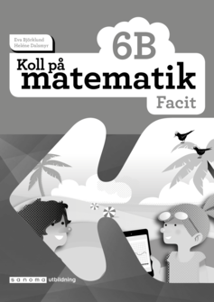 Koll på matematik 6B Facit (5-pack)