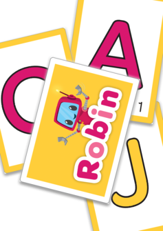 Robin kortlek Bokstavsspel (5-pack)