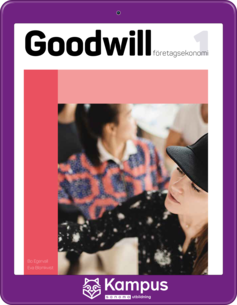 Goodwill Företagsekonomi 1 Uppgiftsbok digital (elevlicens)