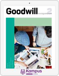 Goodwill Företagsekonomi 2 Uppgiftsbok digital (lärarlicens)