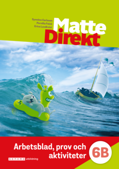 Matte Direkt 6B Arbetsblad, prov och aktiviteter (pdf)