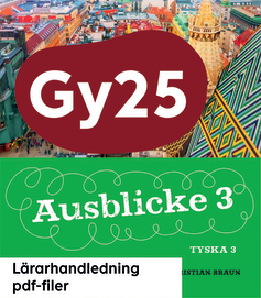 Ausblicke 3 Lärarhandledning inkl. ljudfiler (pdf + mp3)