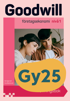 Goodwill Företagsekonomi nivå 1 Övningsbok