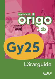 Matematik Origo nivå 1b Lärarguide