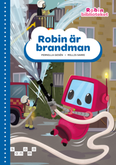 Robin är brandman, blå nivå