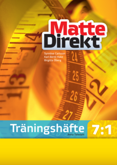 Matte Direkt Träningshäfte 7:1 (5-pack) Andra upplagan