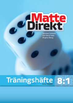Matte Direkt Träningshäfte 8:1 (5-pack) Andra upplagan